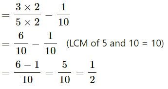 Fractions ICSE Class-7th Concise Selina Maths Solutions exe 3c ans 1.3