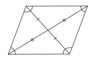 How many lines of symmetry does a rhombus have