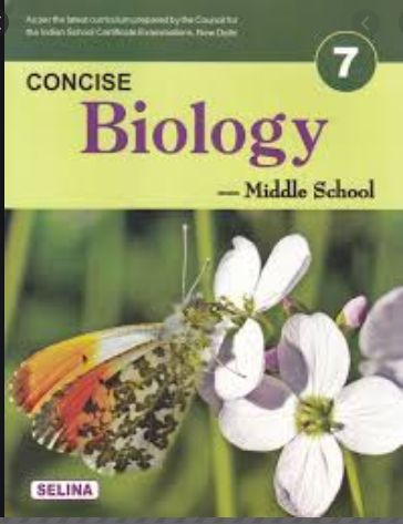 ICSE Class-7 Biology Concise Solutions Selina Publishers