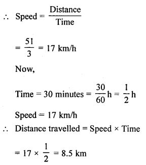 Speed Distance and Time ICSE Class-6th Concise Maths Selina Solutions ...