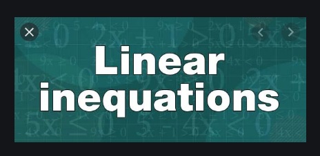 Linear Inequations ICSE Class-8th Concise Selina Maths Solutions