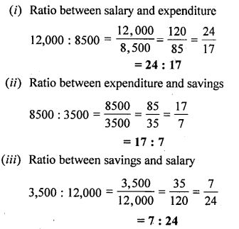 Ratio ICSE Class-6th Concise Mathematics Selina Solutions Ch-11 - ICSEHELP