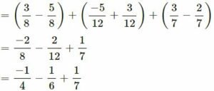Rational Numbers ICSE Class-8th Concise Selina Solutions Chapter-1 ans 3.4 a