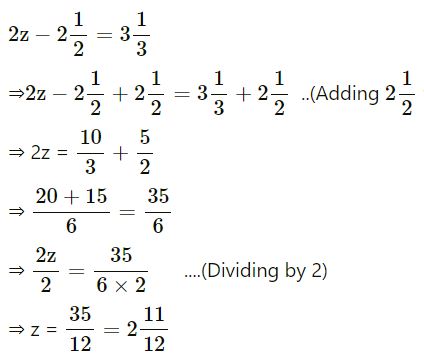 Simple Linear Equations ICSE Class-6th Concise Selina Maths Solutions ...