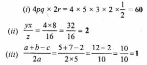 Substitution ICSE Class-6th Concise Selina Maths Exe-20 A Ans-3