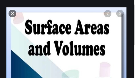 Surface Area, Volume and Capacity ICSE Class-8th Concise Selina Maths Solutions