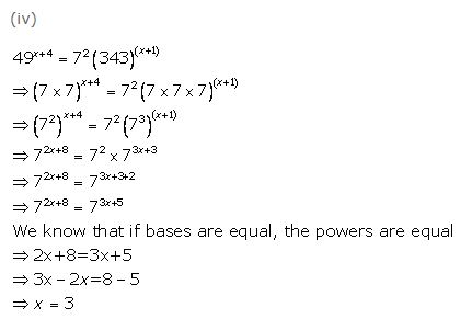 Ans 1 Exercise - 7(B) Indices ICSE Class-9th Concise Selina Maths Solutions