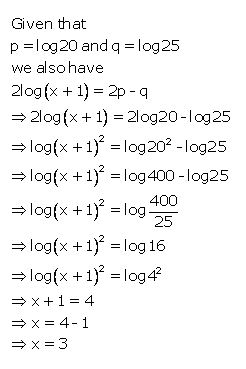 Ans 10 Exercise 8 D Logarithms ICSE Class-9th Concise Selina Maths Solutions