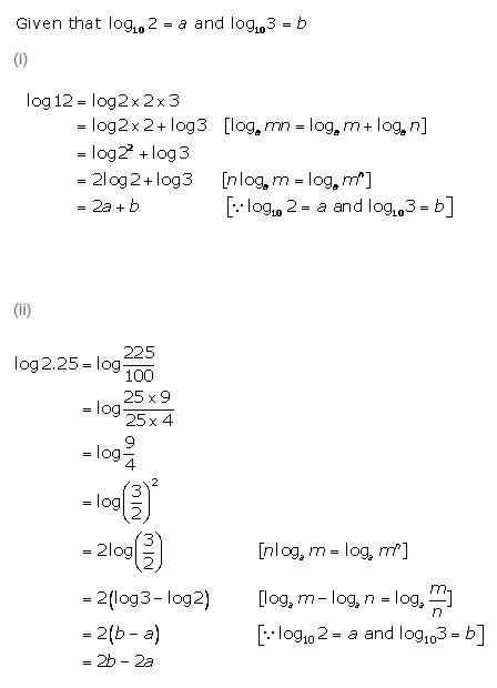 Ans 11 Exercise 8 B Logarithms ICSE Class-9th Concise Selina Maths Solutions