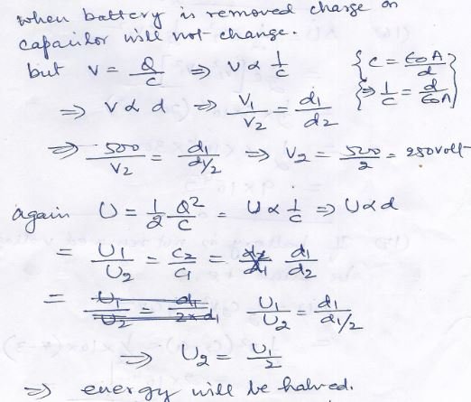 Ans 14 Capacitors and Dielectrics Nootan Solutions ISC Physics Class-12 Nageen Prakashan