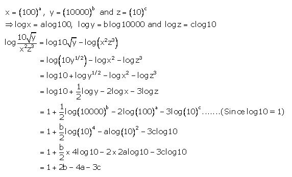 Logarithms Concise Class-9th ICSE Maths Selina Publications - ICSEHELP