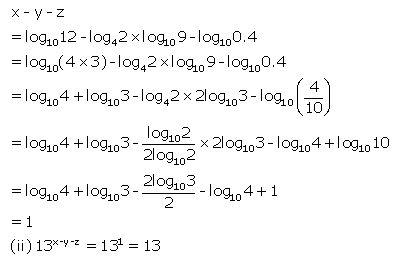 Ans 17 Exercise 8 D Logarithms ICSE Class-9th Concise Selina Maths Solutions
