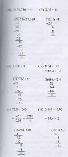 Ans 2 Exercise - 7.4 Decimals ML Aggarwal Class-6 ICSE APC Understanding