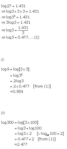 Ans 2 Exercise 8 C Logarithms ICSE Class-9th Concise Selina Maths Solutions