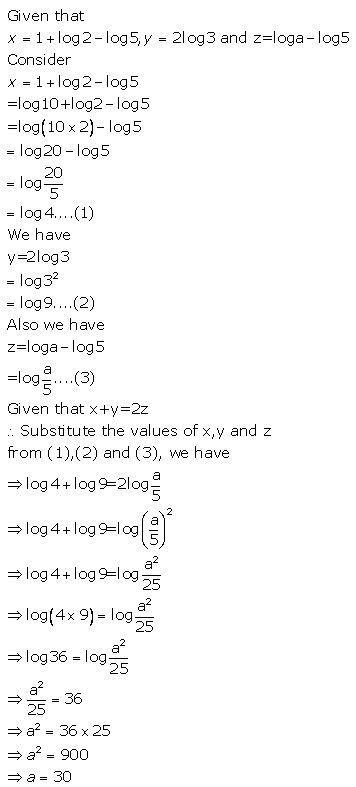 Ans 2 Exercise 8 D Logarithms ICSE Class-9th Concise Selina Maths Solutions
