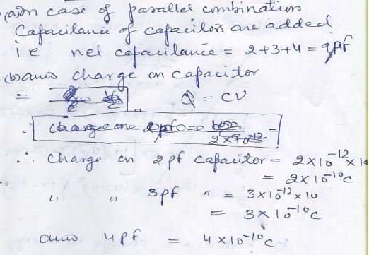 Ans 20 Capacitors and Dielectrics Nootan Solutions ISC Physics Class-12 Nageen Prakashan