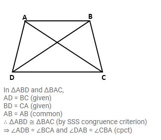 Ans 20 Exercise - 9 B Triangles (Congruency in Triangles) ICSE Class-9th Concise Selina Maths Solutions