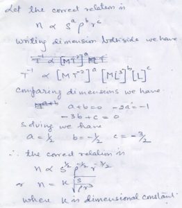 Ans 22 Dimensional Analysis Nootan Solutions ISC Physics Class-11