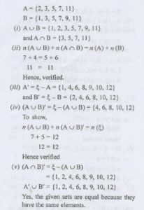 Sets Class-8 ML Aggarwal ICSE Maths APC Solutions - ICSEHELP