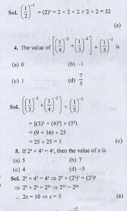 exponents and powers ml aggarwal class 8 icse mathematics icsehelp