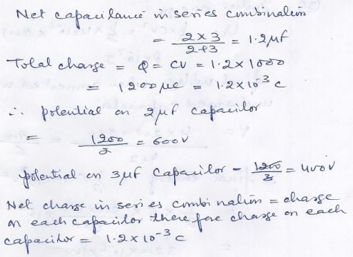 Ans 34 Capacitors and Dielectrics Nootan Solutions ISC Physics Class-12 Nageen Prakashan