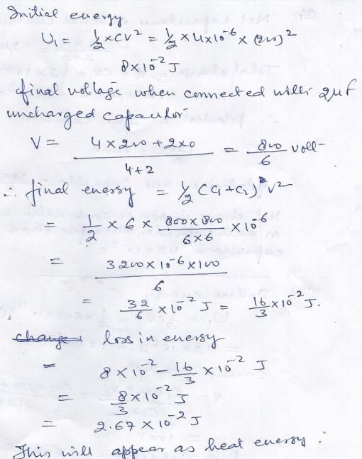 Ans 36 Capacitors and Dielectrics Nootan Solutions ISC Physics Class-12 Nageen Prakashan
