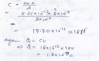 Ans 5 Capacitors and Dielectrics Nootan Solutions ISC Physics Class-12 Nageen Prakashan
