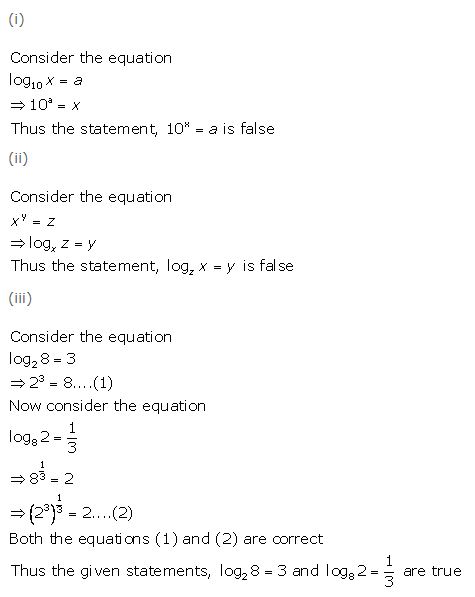 Logarithms Concise Class-9th Icse Maths Selina Publications - Icsehelp