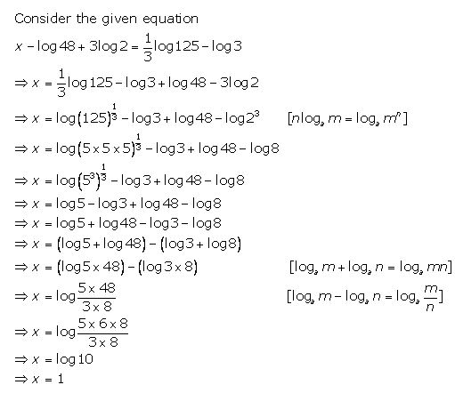 Logarithms Concise Class-9th ICSE Maths Selina Publications - ICSEHELP