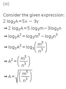 Ans 5 Exercise 8 C Logarithms ICSE Class-9th Concise Selina Maths Solutions