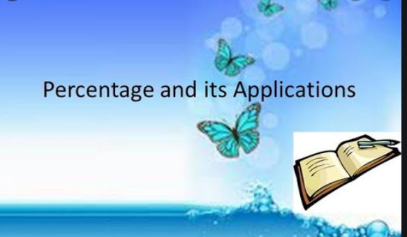 Percentage and its Applications ML Aggarwal Class-7 ICSE APC Understanding Maths