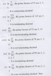 Rational And Irrational numbers RS Aggarwal Goyal Class 9 Exe-1-A Questions 1