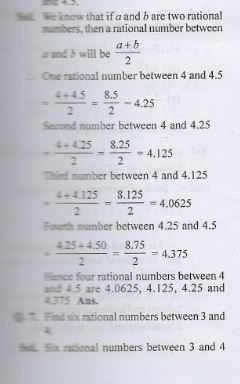 Rational And Irrational numbers RS Aggarwal Goyal Class 9 Mathematics Exe-1(B) Questions 6