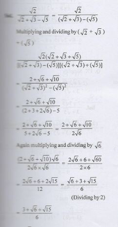 Rational And Irrational numbers RS Aggarwal Goyal Class 9 Mathematics Exe-1(D) ,Questions-11