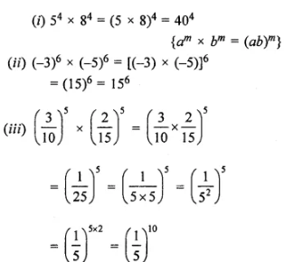 ML Aggarwal Exponents and Powers Exe-4.2 Class 7 ICSE Maths Solutions ...