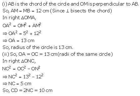 Ans 10 Exercise-17 A Circle Theorem Concise Class-9th Selina ICSE Maths-compressed