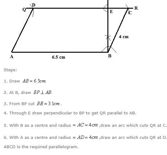 Construction of Polygons Class-9th Concise Selina ICSE Maths - ICSEHELP