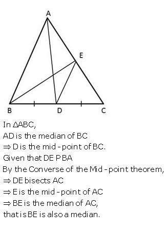 Ans 15 Exercise - 12 A Mid Point And Its Converse ( Including Intercept Theorem ) Concise Class-9th Selina ICSE Maths-compressed