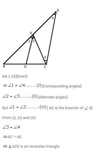 Ans 24 Exercise - 10 B Isosceles Triangles ICSE Class-9th Concise Selina Maths Solutions