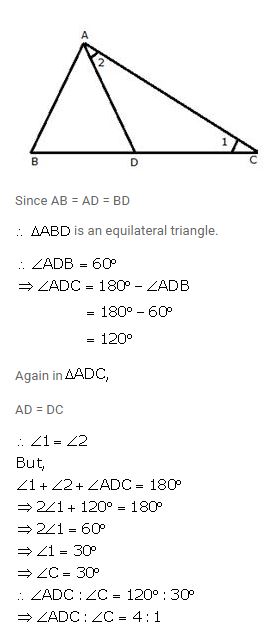 Ans 26 Exercise - 10 B Isosceles Triangles ICSE Class-9th Concise Selina Maths Solutions