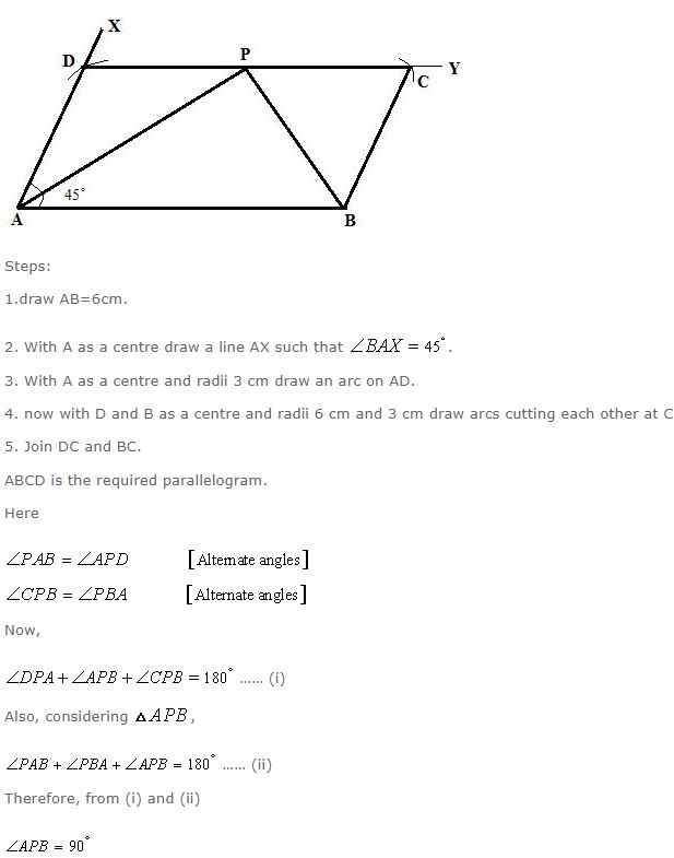 Construction of Polygons Class-9th Concise Selina ICSE Maths - ICSEHELP