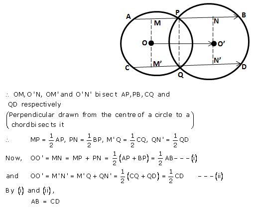 Ans 4 Exercise-17 B Circle Theorem Concise Class-9th Selina ICSE Maths