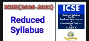 New Syllabus ICSE Class-10 Mathematics for 2021