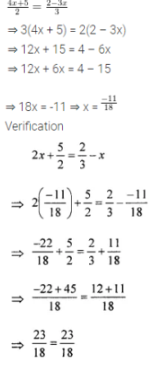 (iv) 2x + 5/2 = 2/3 -x