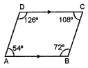 Question 4. In quadrilateral ABCD, ∠A : ∠B : ∠C : ∠D = 3 : 4 : 6 : 7. Find all the angles of the quadrilateral. Hence, prove that AB and DC are parallel. Is BC also parallel to AD?