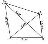 Question 3. Construct a quadrilateral ABCD in which AB 3·5 cm, BC = 5 cm, CD = 5·6 cm, DA = 4 cm and BD = 5·4 cm