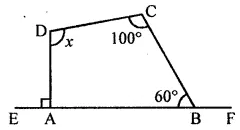 (iii) In the given figure, ABCD is a quadrilateral 
