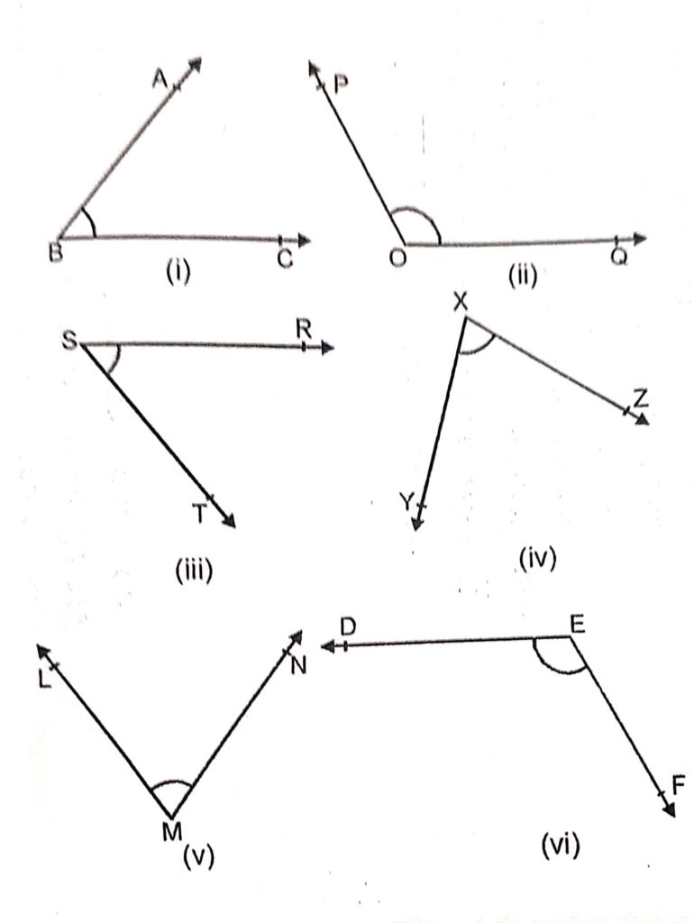 Angles Class-6 RS Aggarwal ICSE Maths Goyal Brother Prakashan - ICSEHELP