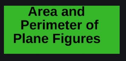 RS Aggarwal Class-9 Perimeter and Area of Plane Figures ICSE Maths