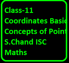 OP Malhotra Class-11 Coordinates Basic Concepts of Point S.Chand ISC Maths